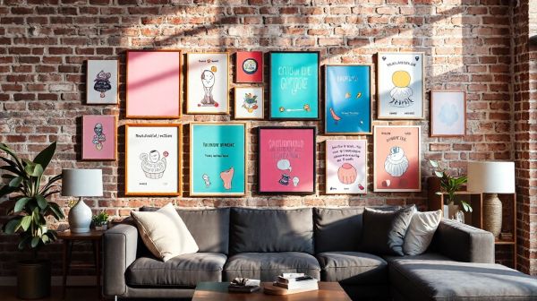 15 astuces séduisantes pour égayer vos murs avec des affiches